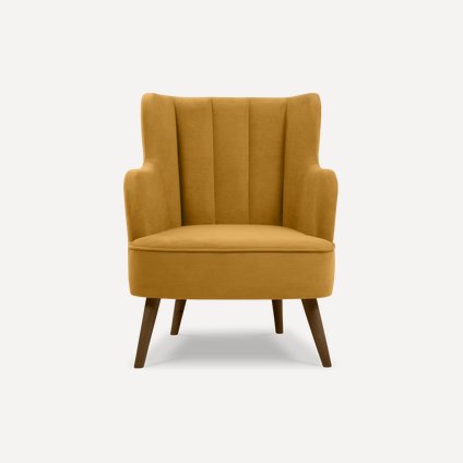 Кресло Ларни Velvet Mustard