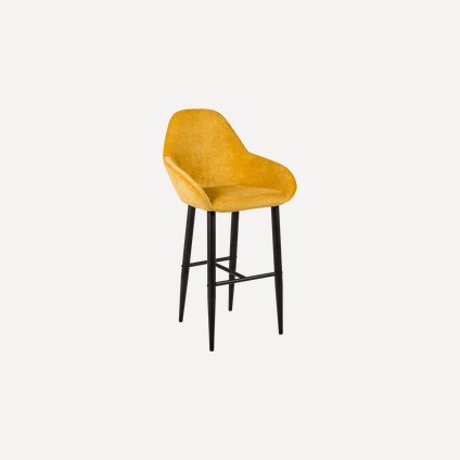 Стул барный Кент-3 Velvet Yellow
