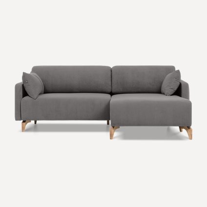 Диван угловой Льери Velvet Grey