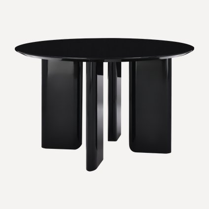 Обеденный стол Алмонт-2 Glossy Black