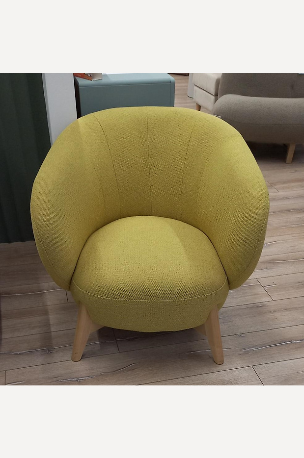 Кресло Тилар Textile Yellow - фото 2