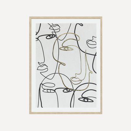 Картина Графика Faces