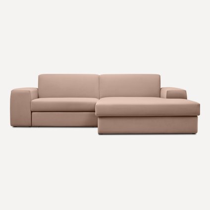 Диван угловой Лаберт Velvet Toffe