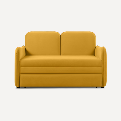 Диван прямой Кейсес 120 Velvet Yellow