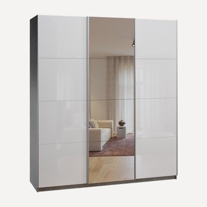 Шкаф-купе Орест-3-210-230 Glass Бетон