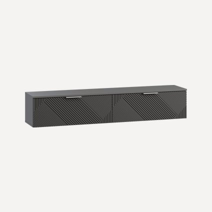 ТВ-тумба подвесная Шелтон 160x30 Графитовый