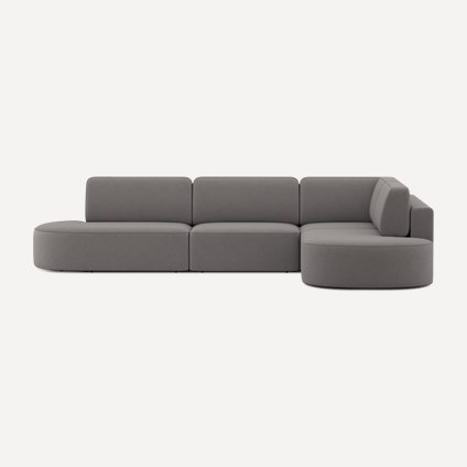 Диван модульный Спейс-М 3 Velvet Grey