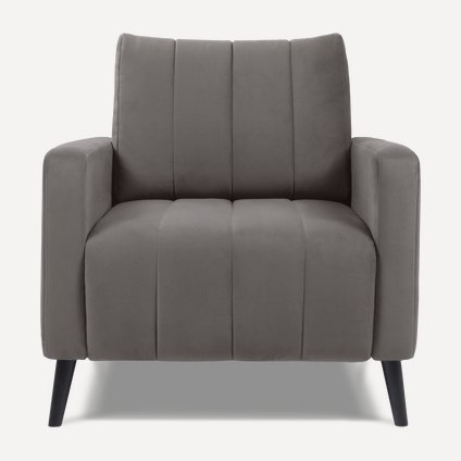 Кресло Маркфул Velvet Grey