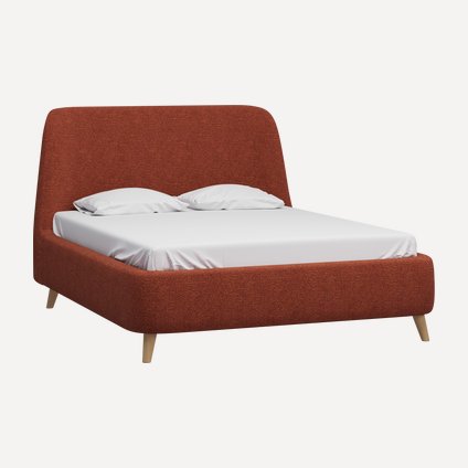 Кровать Молсон 140 Textile Ginger