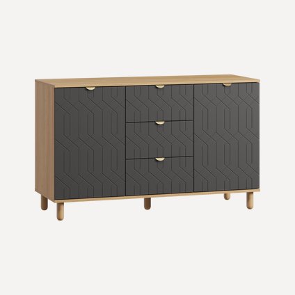 Тумба Теджонс 139x85 Деко Графитовый