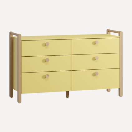 Комод Руффи-2 Mustard