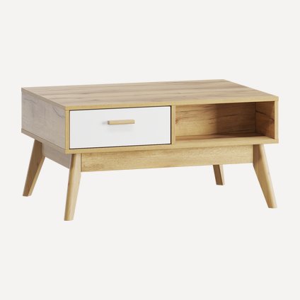 Журнальный стол Нордик-2 Wood White
