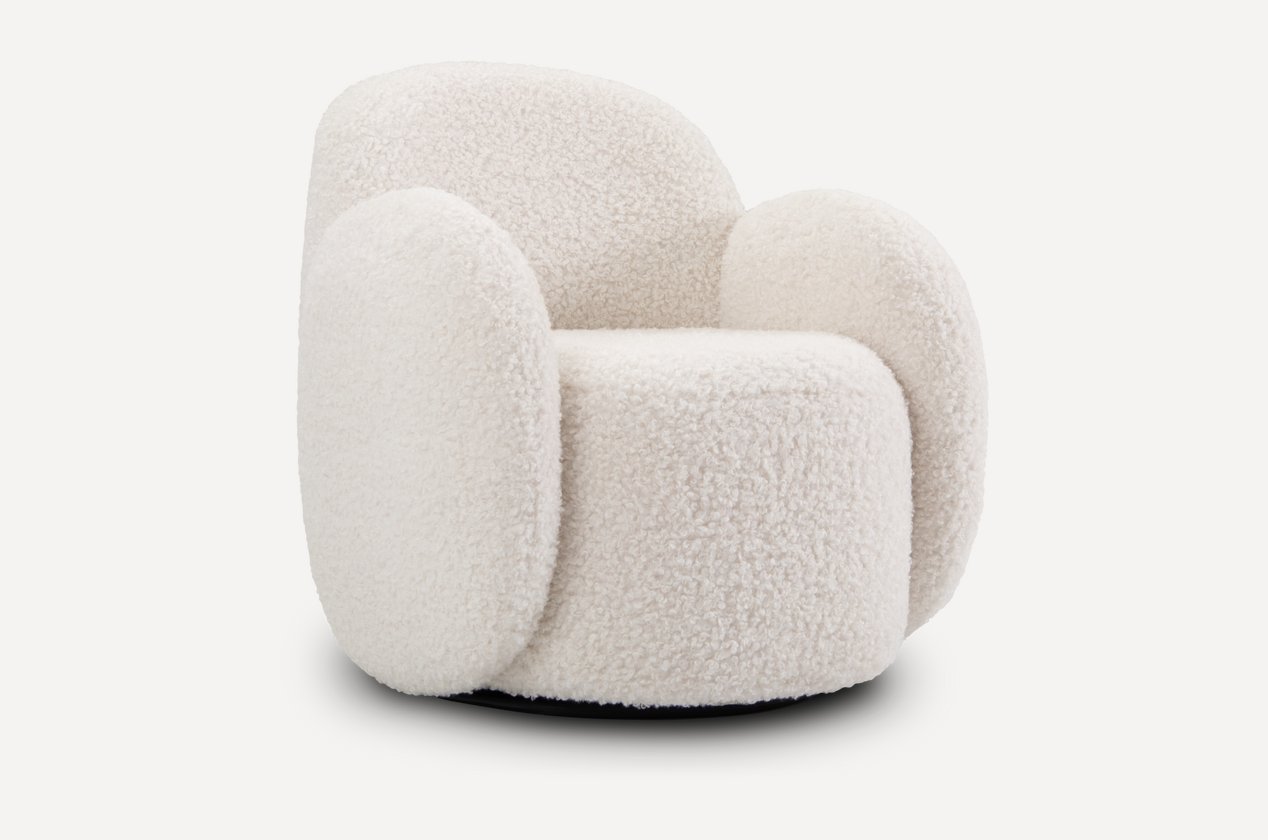 Кресло поворотное Теоп Cozy Milk - фото 1