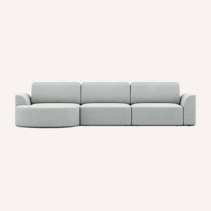 Диван модульный Спейс-М 2 Lazy Silver