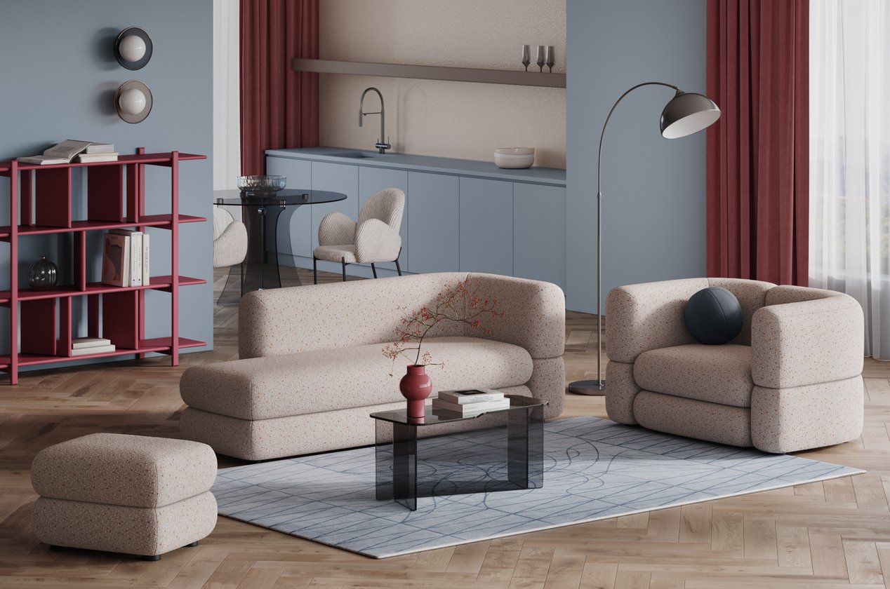 Кресло Брера Bucle Cream - фото 4