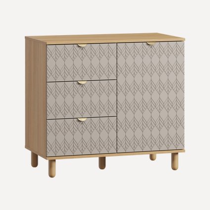 Тумба Теджонс-1 Leaf Santiago Oak