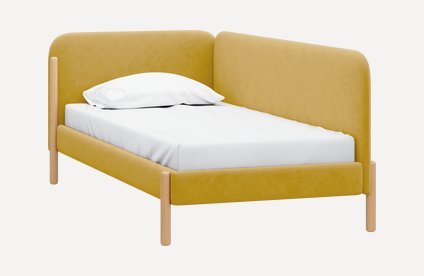 Кровать Кейси 90 Velvet Yellow