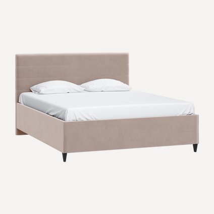 Кровать Эстель-1 140 Velvet Coffe
