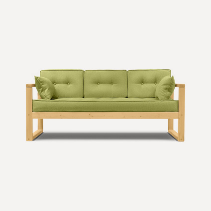 Кушетка Астер-3 Textile Lime
