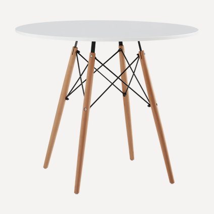 Кухонный стол Эймс-80-1 White