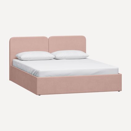 Кровать Вилена 180 Velvet Pink