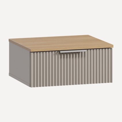 Тумба прикроватная подвесная Енссон-1 Latte Oak