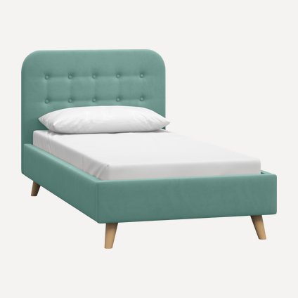 Кровать Динс 90 Velvet Mint