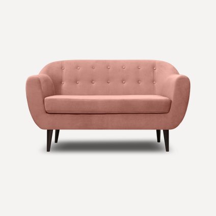 Диван прямой Роттердам Velvet Pink
