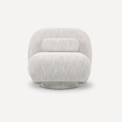 Кресло Кото Букле Молочно-серый