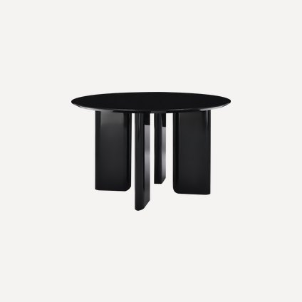Обеденный стол Алмонт-2 Glossy Black
