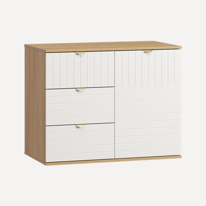 Тумба Монблан 93x76 Линии Белый