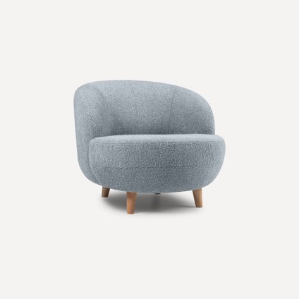 Кресло Иденси Bucle Silver распродажа