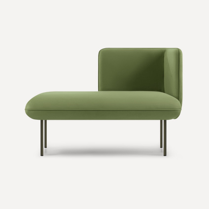 Кушетка Наск Велюр Оливковый