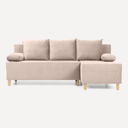 Диван угловой Амрано Velvet Caramel