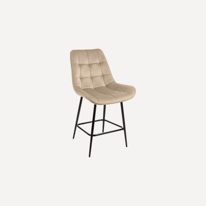 Стул полубарный Флекс-1 Velvet Beige