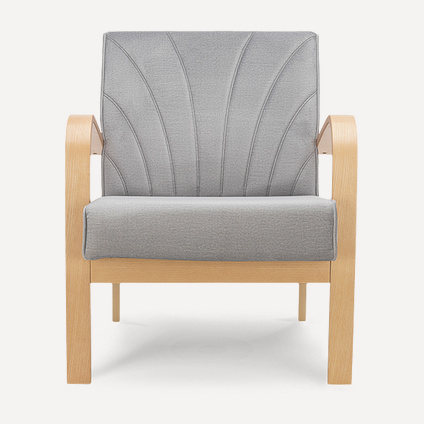 Кресло Шелл Velvet Grey