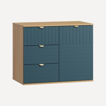 Тумба Монблан 93x76 Линии Аквамарин