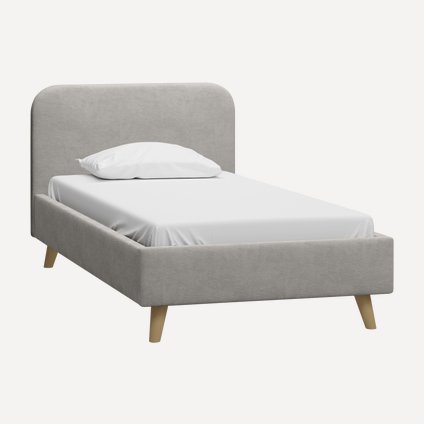 Кровать Лайтси 90 Velvet Silver