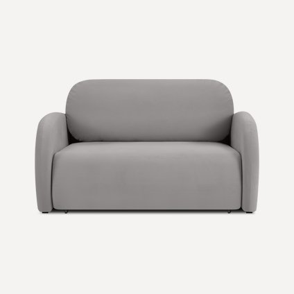 Диван прямой Лави Велюр Светло-серый