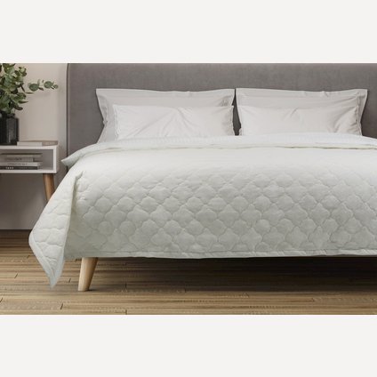Покрывало Барроу Cotton White