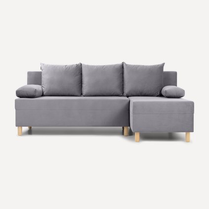 Диван угловой Амрано Velvet Grey