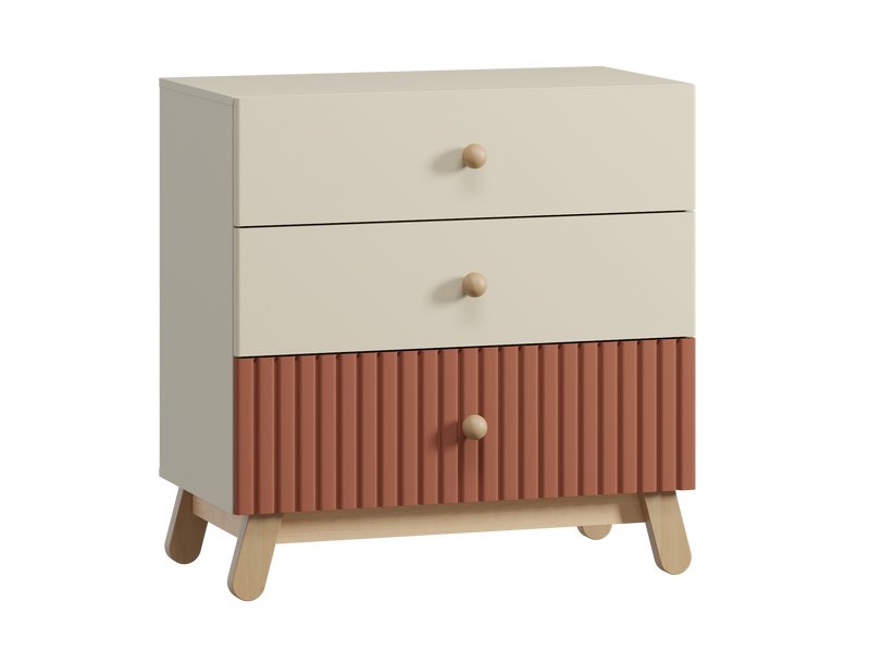 Комод детский Финни 85x86 Терракотовый