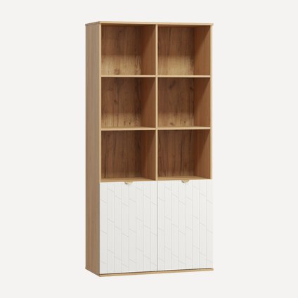 Стеллаж Монблан-2 Angle Milk Oak