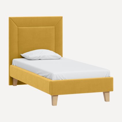 Кровать Виллем-Legs 90 Barhat Gold