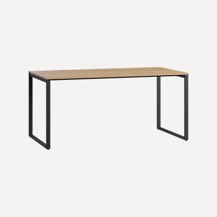 Стол Марлон 160x80 Дуб Барбера/Черный