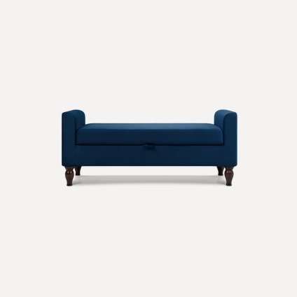 Банкетка Белги Velvet Navy Blue