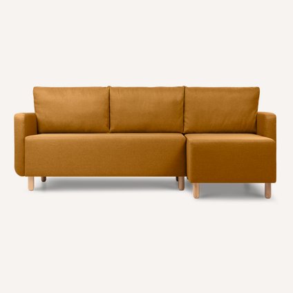 Диван угловой Беллер Textile Yellow