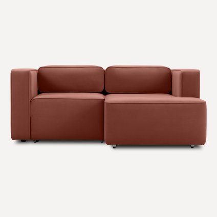 Диван угловой Аронт Мини Velvet Terra