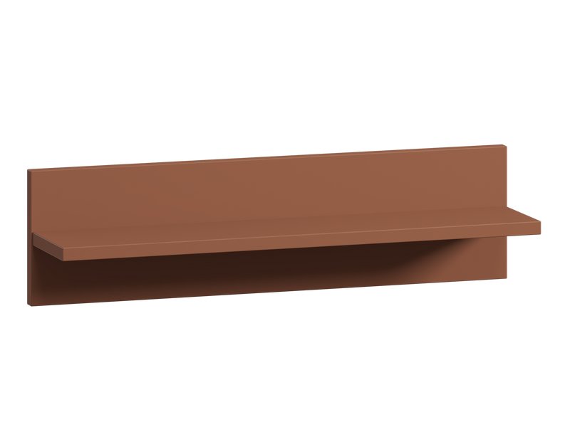 Полка Оберг 60x16 Терракотовый