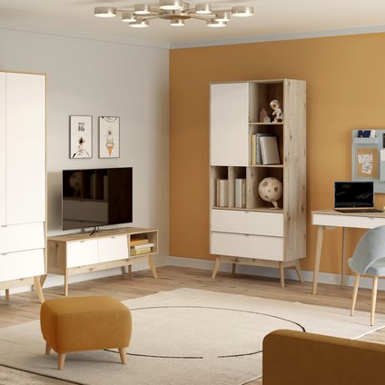 Модульная детская Лесли 3 Белый